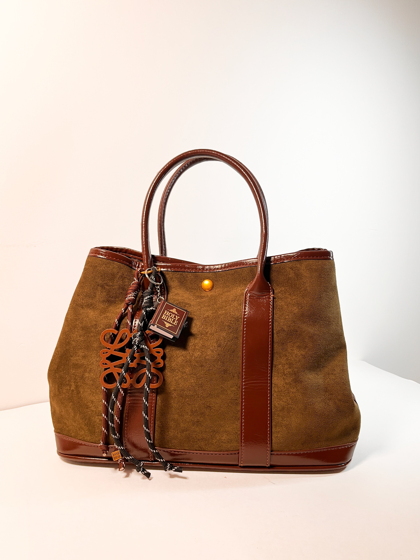 Holy Bible Suede | Tote Bag