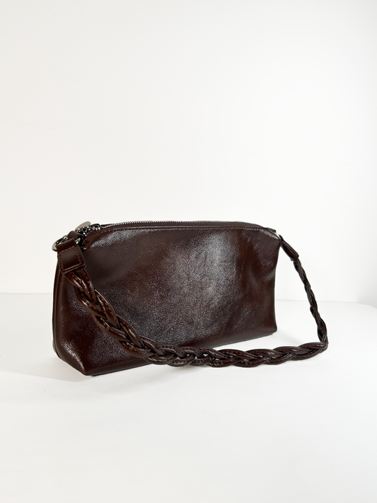 Braided Brown | Shoulder Bag
