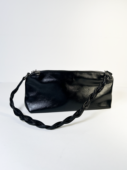 Braided Black | Shoulder Bag