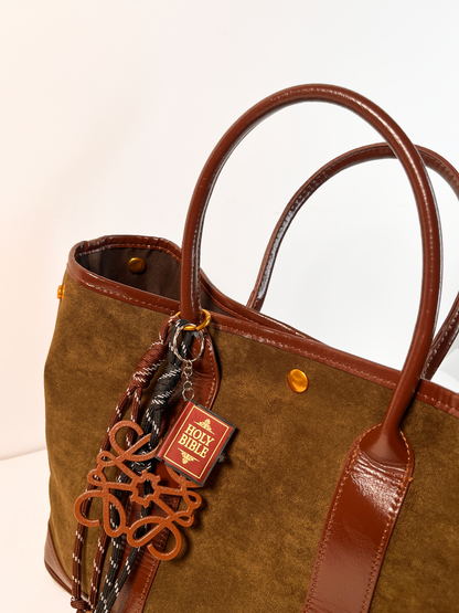 Holy Bible Suede | Tote Bag