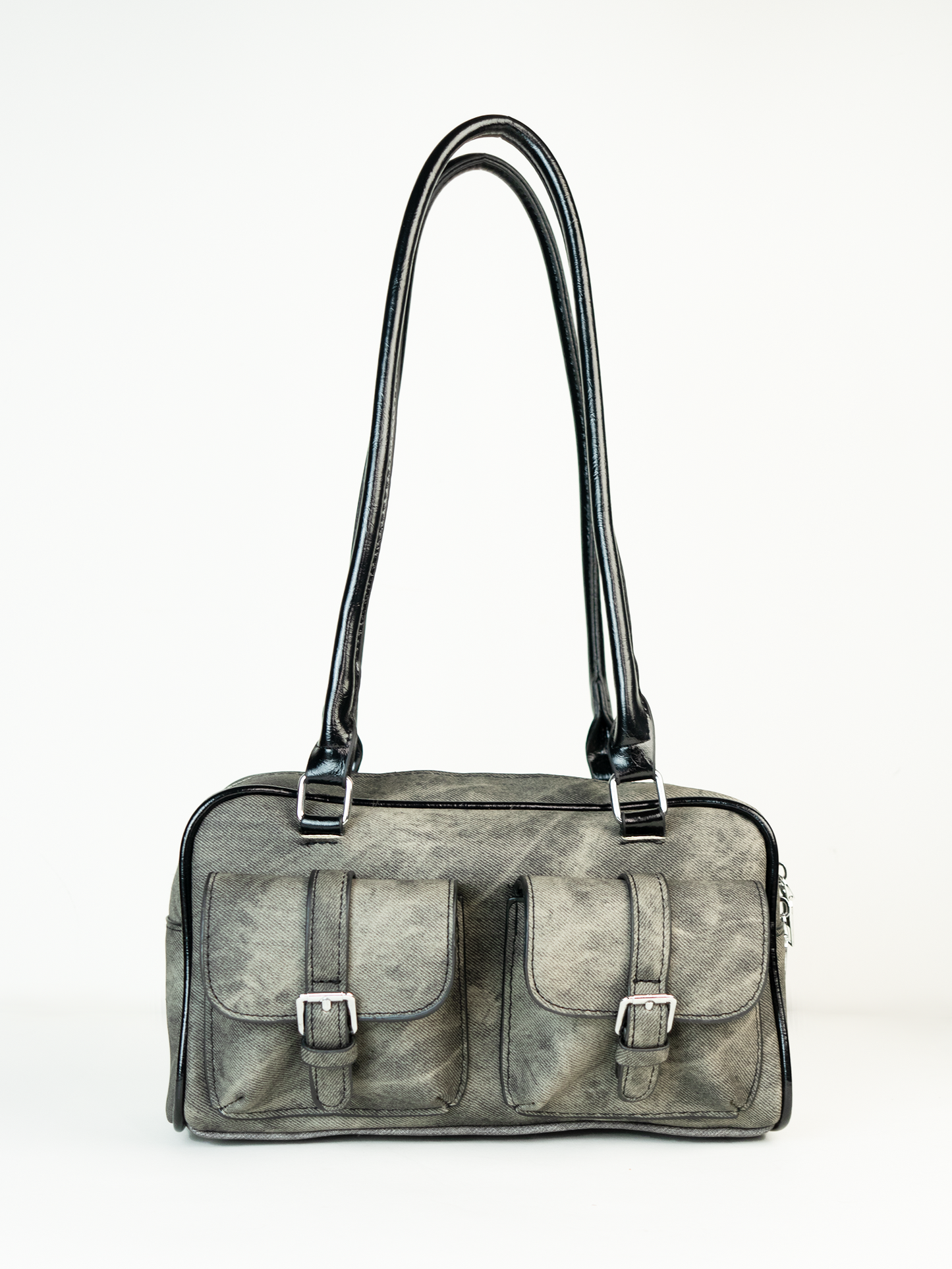 Barely Trying | Charcoal Shoulder Bag