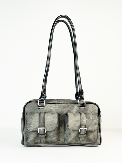 Barely Trying | Charcoal Shoulder Bag