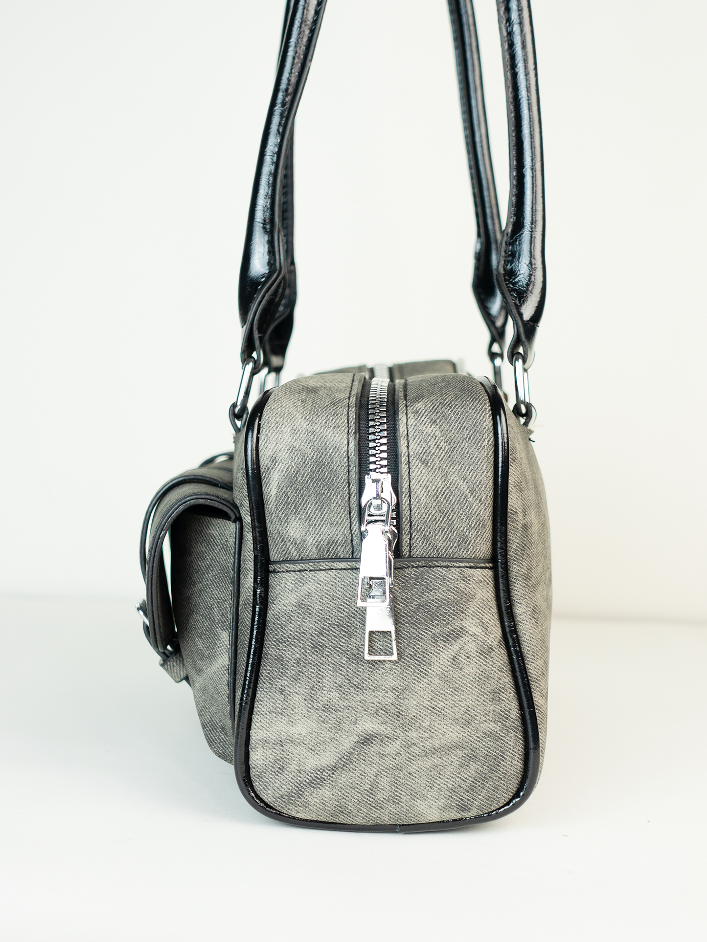 Barely Trying | Charcoal Shoulder Bag