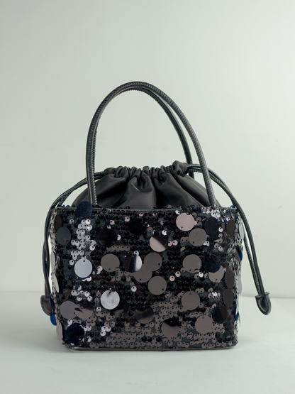 All eyes on me | Sequin Drawstring Bag