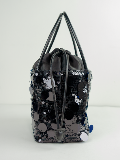 All eyes on me | Sequin Drawstring Bag