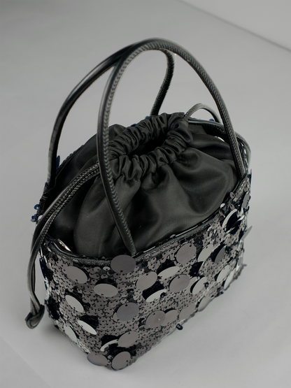 All eyes on me | Sequin Drawstring Bag