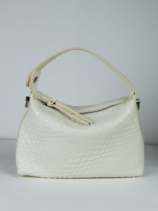 Runway Girl | Ivory Sling Bag