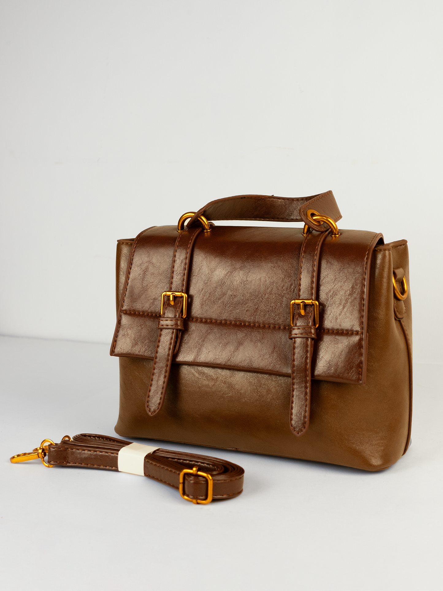 Her Own Boss | Brown Crossbody Bag