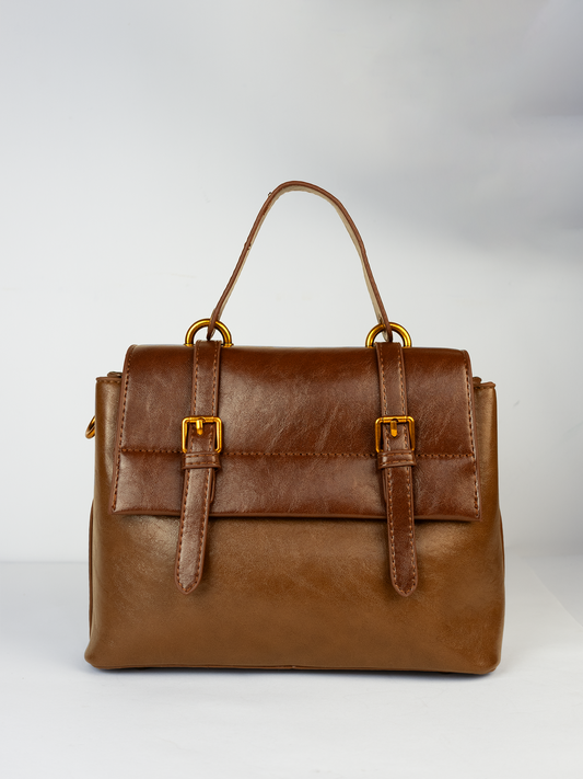 Her Own Boss | Brown Crossbody Bag