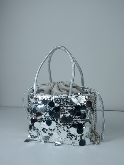 All Eyes On Me | Sequin Drawstring Bag