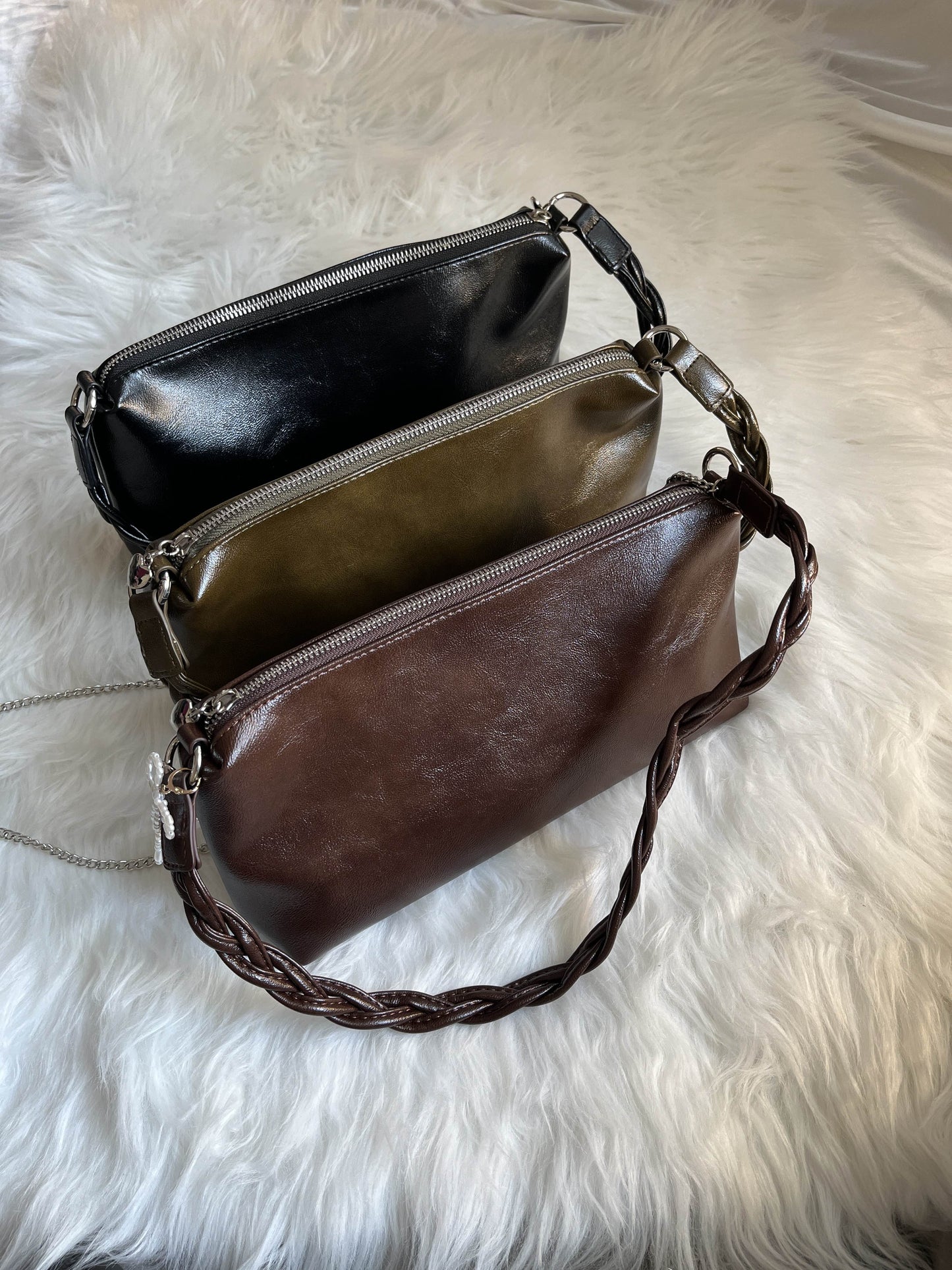 Braided Brown | Shoulder Bag