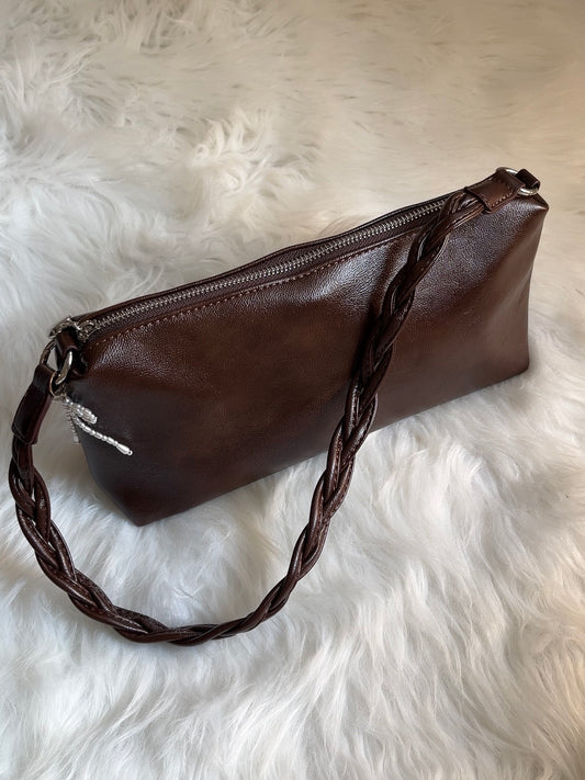 Braided Brown | Shoulder Bag