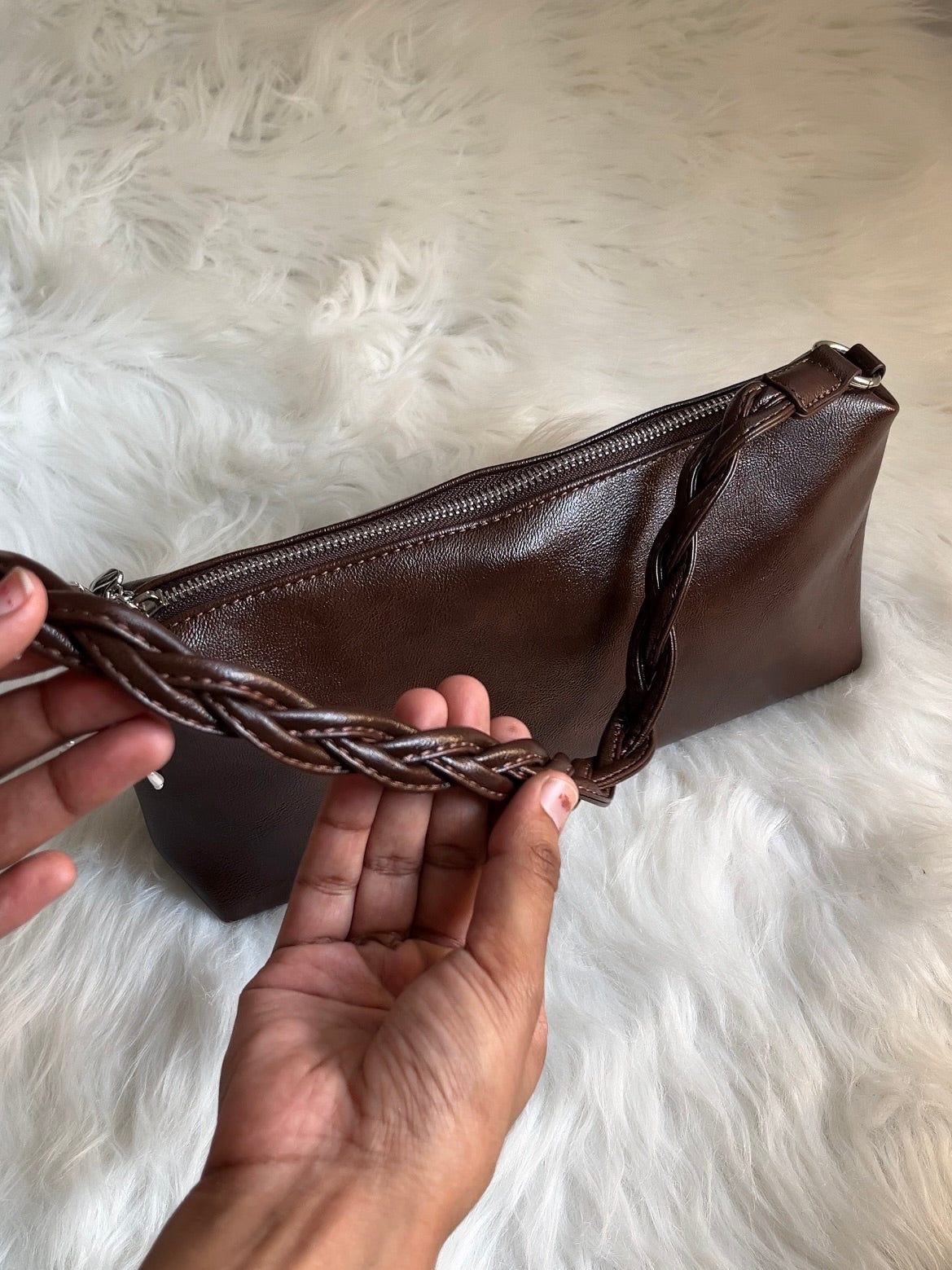 Braided Brown | Shoulder Bag