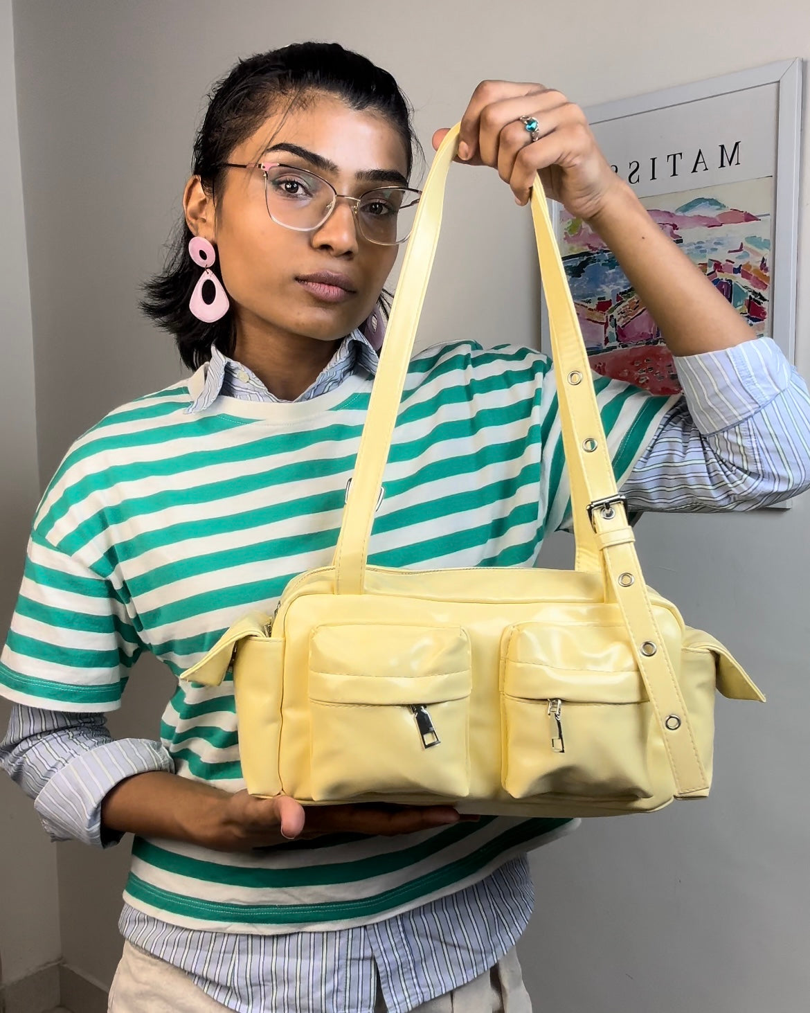 Vogue Moment | Butter yellow Shoulder Bag