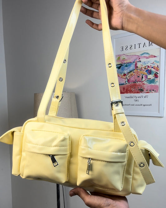 Vogue Moment | Butter yellow Shoulder Bag