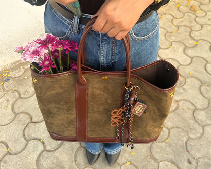 Holy Bible Suede | Tote Bag