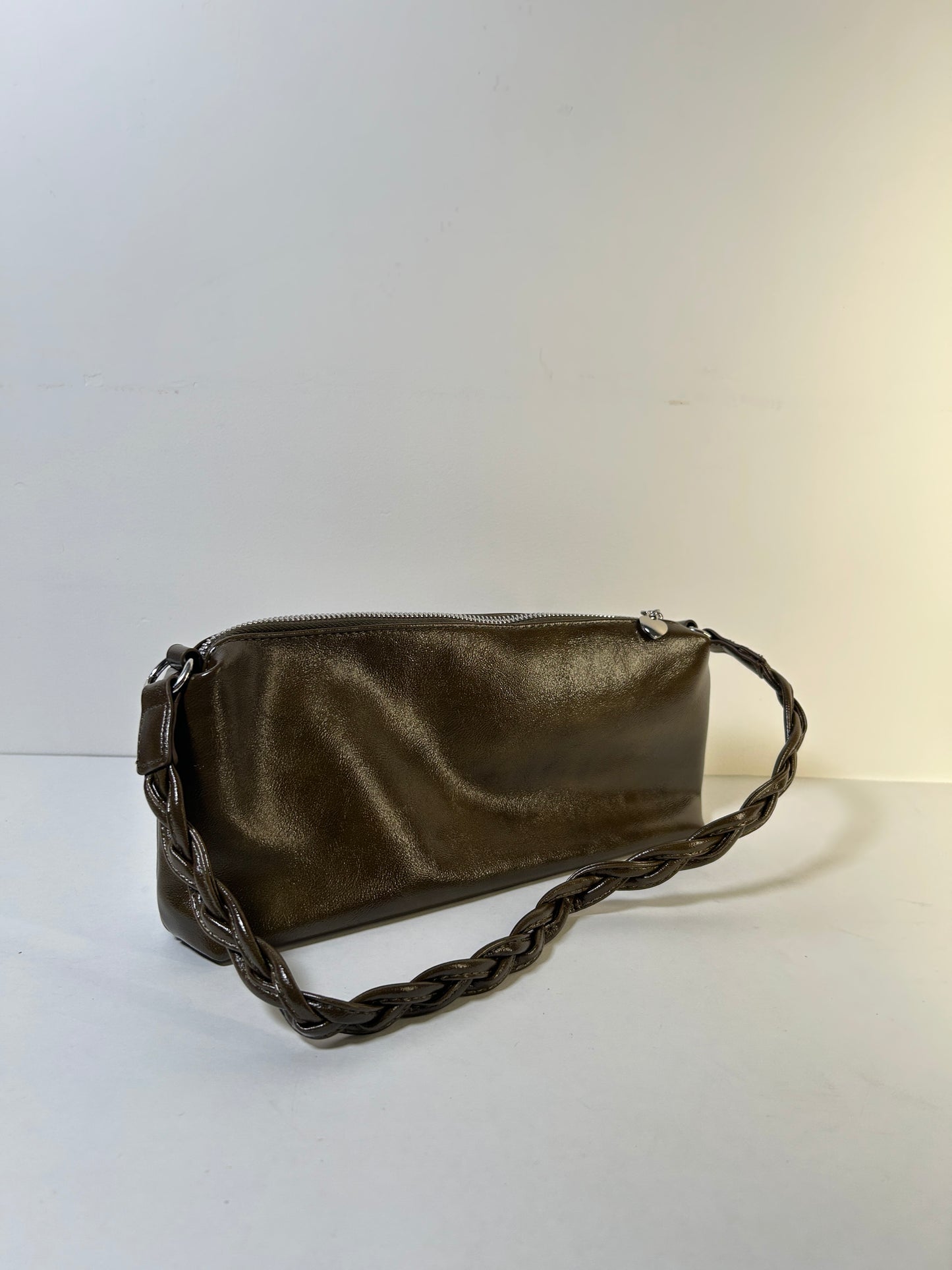 Braided Green | Shoulder Bag