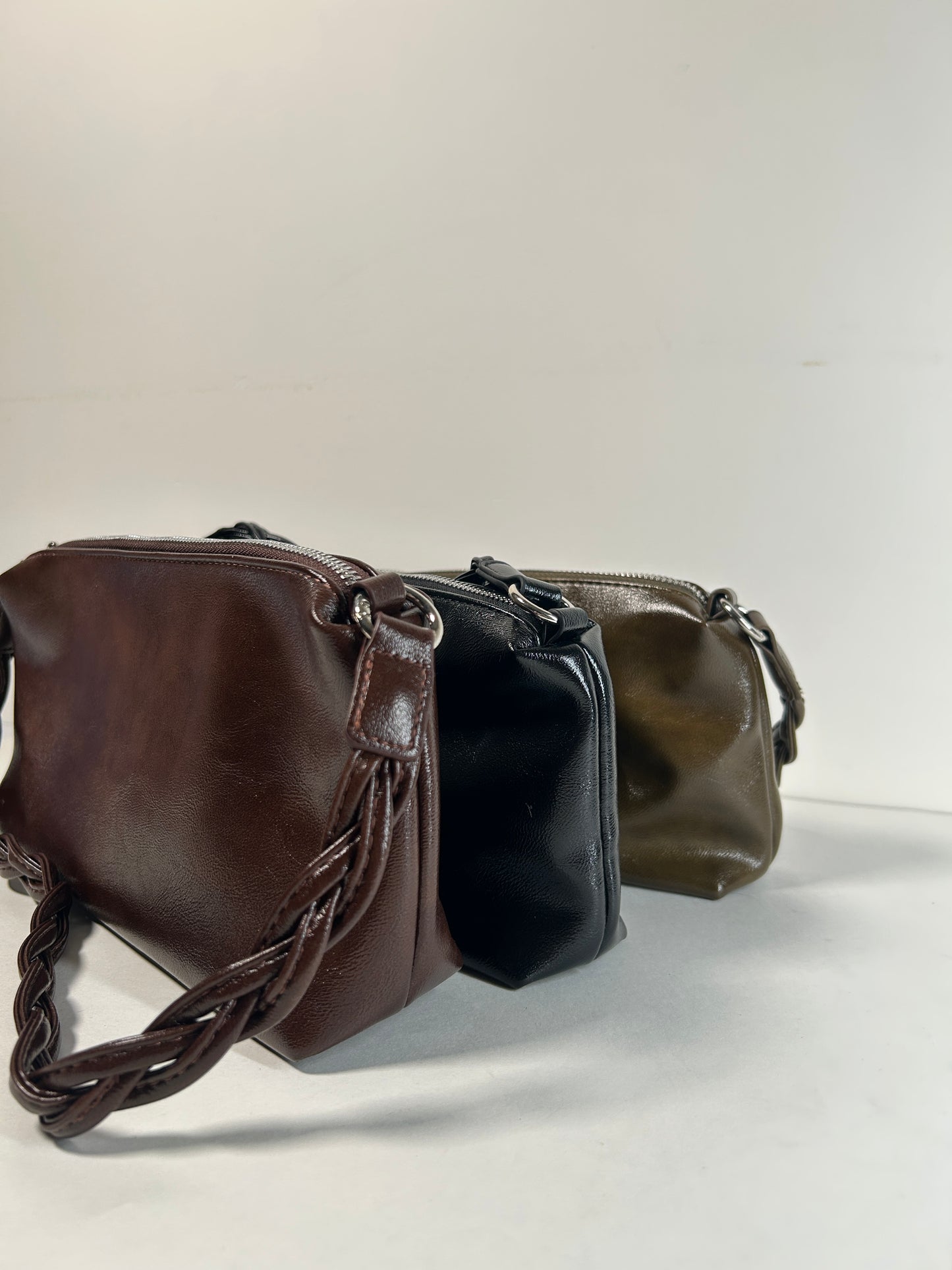 Braided Green | Shoulder Bag